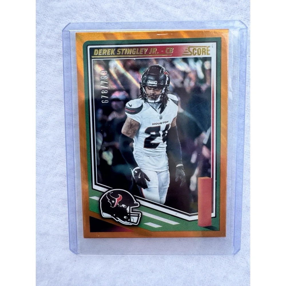 2025 Score Derek Stingley Jr Orange Parallel Texans #194 678/799